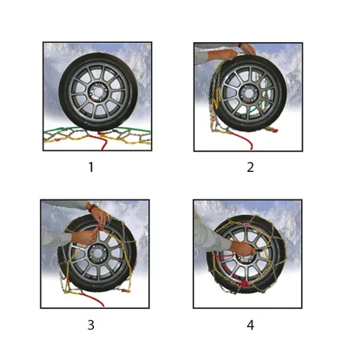 Sneeuwkettingen Personenwagen 12mm KN100